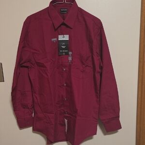 Van Heusen Men's Dress Shirt - Burgundy